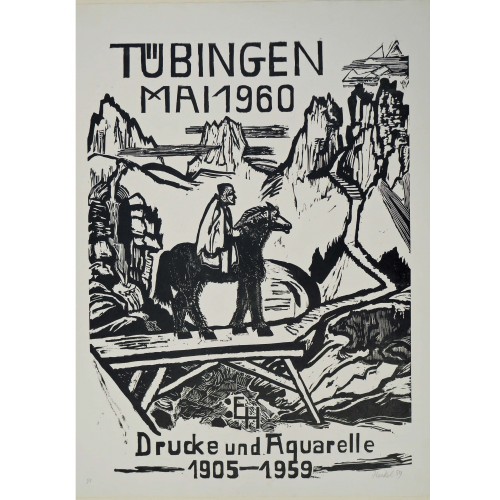 Reiter in den Bergen (Plakat)