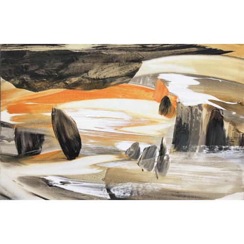 Landschaft orange