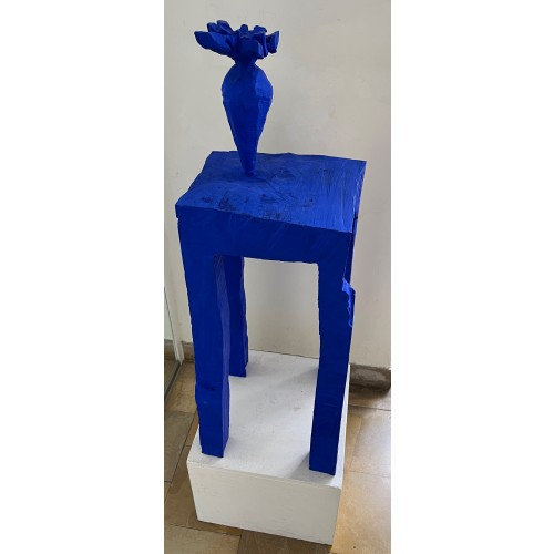 Karottentisch Blau