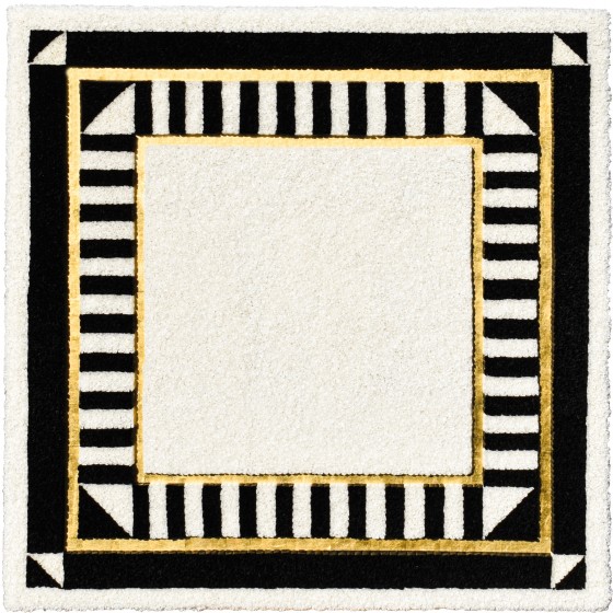 Art Deco mit Dreiecken und Blattgold
