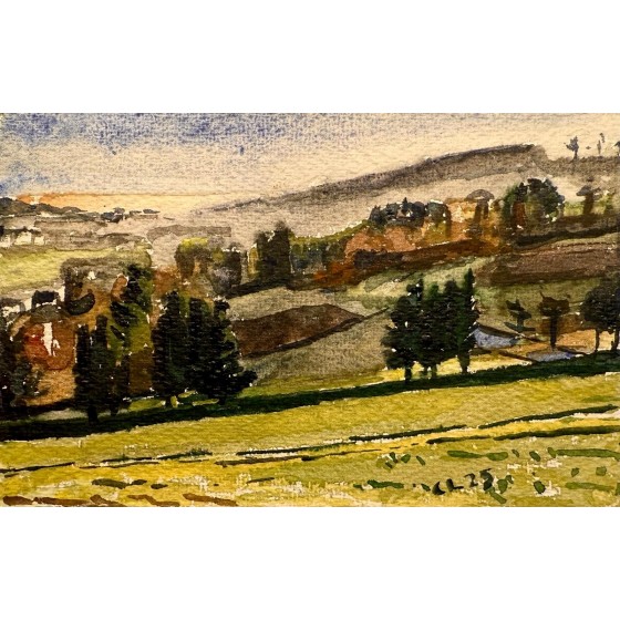 Goldenes Abendlicht im Taunus